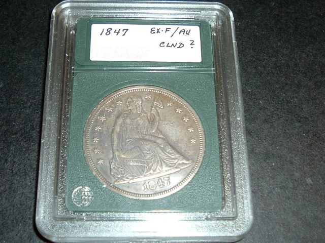 1847 Seated Liberty $1